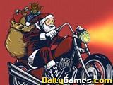 Santa Motocross Action