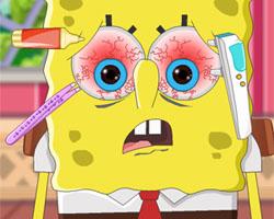 play Spongebob Eye Care