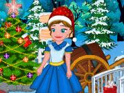 play Little Anna Christmas Cleaning