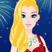 play Barbie Glittery New Year