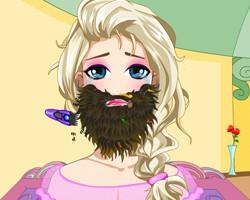 play Frozen Elsa Beard Shave