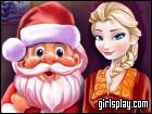 play Elsa And Santa Christmas Cleaning