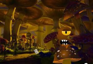 play Alien Mushroom Forest Escape