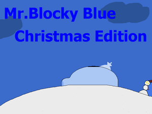 play Mr.Blocky Blue Christmas Edition
