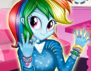 Manicure For Rainbow Dash