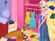 play Elsa Bedroom Cleaning