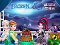 Frozen And Monster High Cake Decor