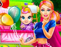 play Barbie Superhero Mommy