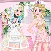 play Elsa Good Vs Naughty Bride