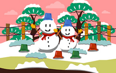 play Snowman And Buckets Escape