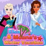 play Elsa & Moana'S Winter Vacation