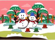 play Snowman And Buckets Escape