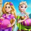 play Play Elsa And Rapunzel Pregnant Bff'S