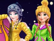 play Elsa And Anna Winter Vacation