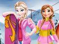 Elsa And Anna Winter Vacation Game