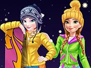 play Elsa And Anna Winter Vacation