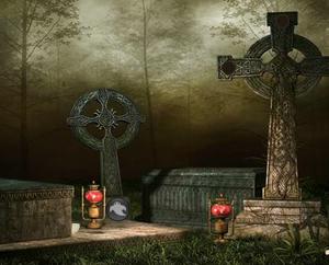 play Firstescape Gloomy Cemetery Escape