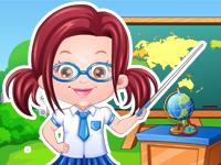 play Baby Hazel Teacher Dress Up