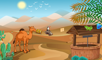 play Smiley Desert Escape