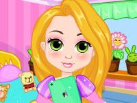 play Baby Rapunzel'S Gaming Day