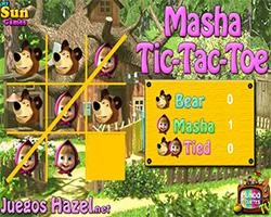 play Masha Tic-Tac-Toe