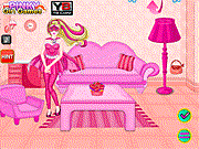 play Super Barbie Special Room Decor