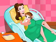 play Princess-Belle-Gives-Birth