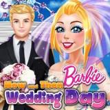 play Now And Then Barbie Wedding Day