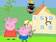 Peppa And George In Alien Invasion