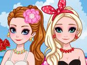 play Frozen Sisters Valentine Date