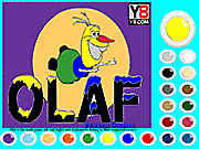 play Frozen Olaf Coloring