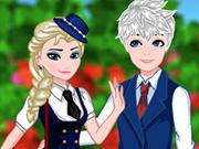 play Elsa And Jack College Date