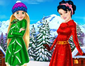 Rapunzel And Snow White Winter Holiday