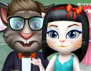 play Talking Tom And Angela Valentines Date
