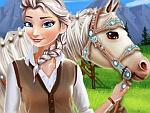 Elsa Horse Caring Game