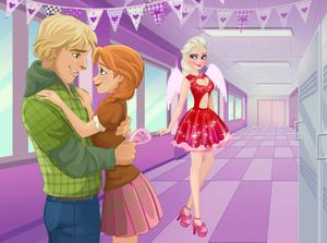 play Elsa’S Valentine Little Cupid