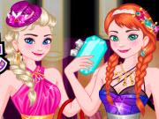 play Elsa And Anna Sisters Night Out