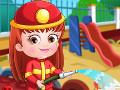 play Baby Hazel Firefighter Dress Up