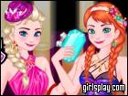 play Elsa And Anna Girls Night Out