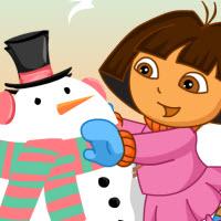 play Dora Snow Challenges