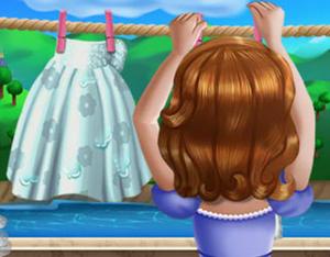 play Princess Sofia Laundry Day