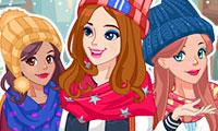 play Winter Top Model Dress Up