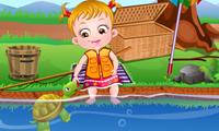 Baby Hazel Fishing Time