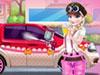 play Elsa Fancy Car