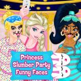 Princess Slumber Party Funny Faces