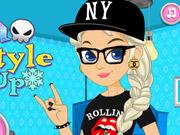 play Elsa Rock Style Dress Up