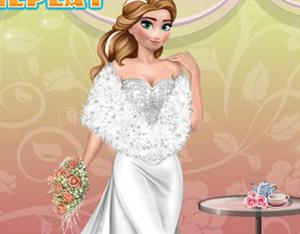 play Anna Frozen Wedding Look