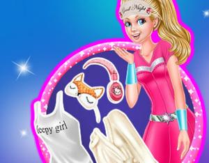 play Super Barbie Lazy Day