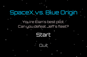 play Spacex Vs. Blue Origin