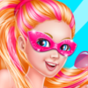 play Super Barbie Lazy Day